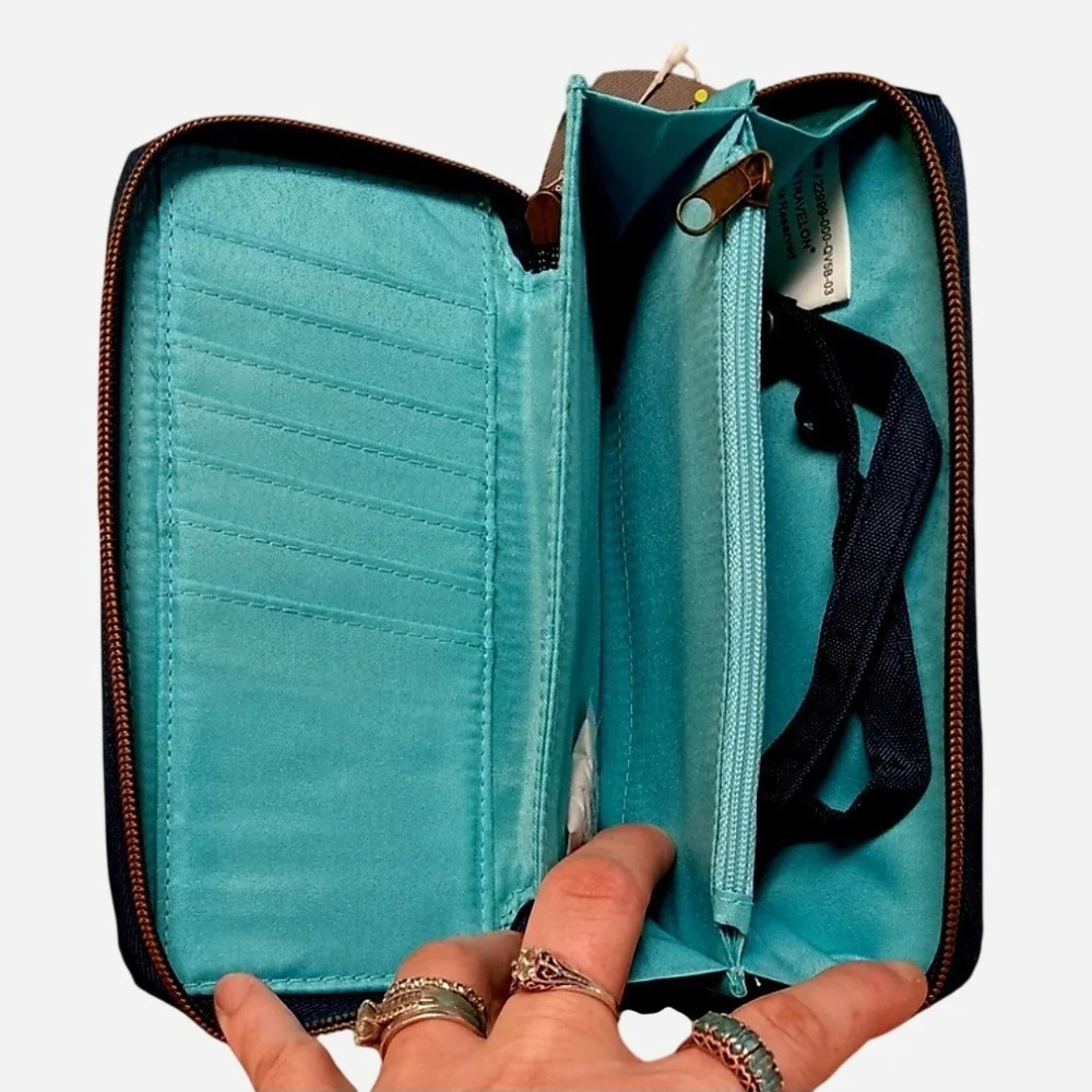 Travelon RFID Blocking Safe ID Wristlet - Picture 3 of 5